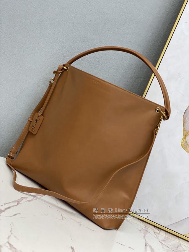 YSL爆款女士包包 聖羅蘭經典款HOBO TAG手袋 YSL手提肩背斜挎包 635266  jjh1074